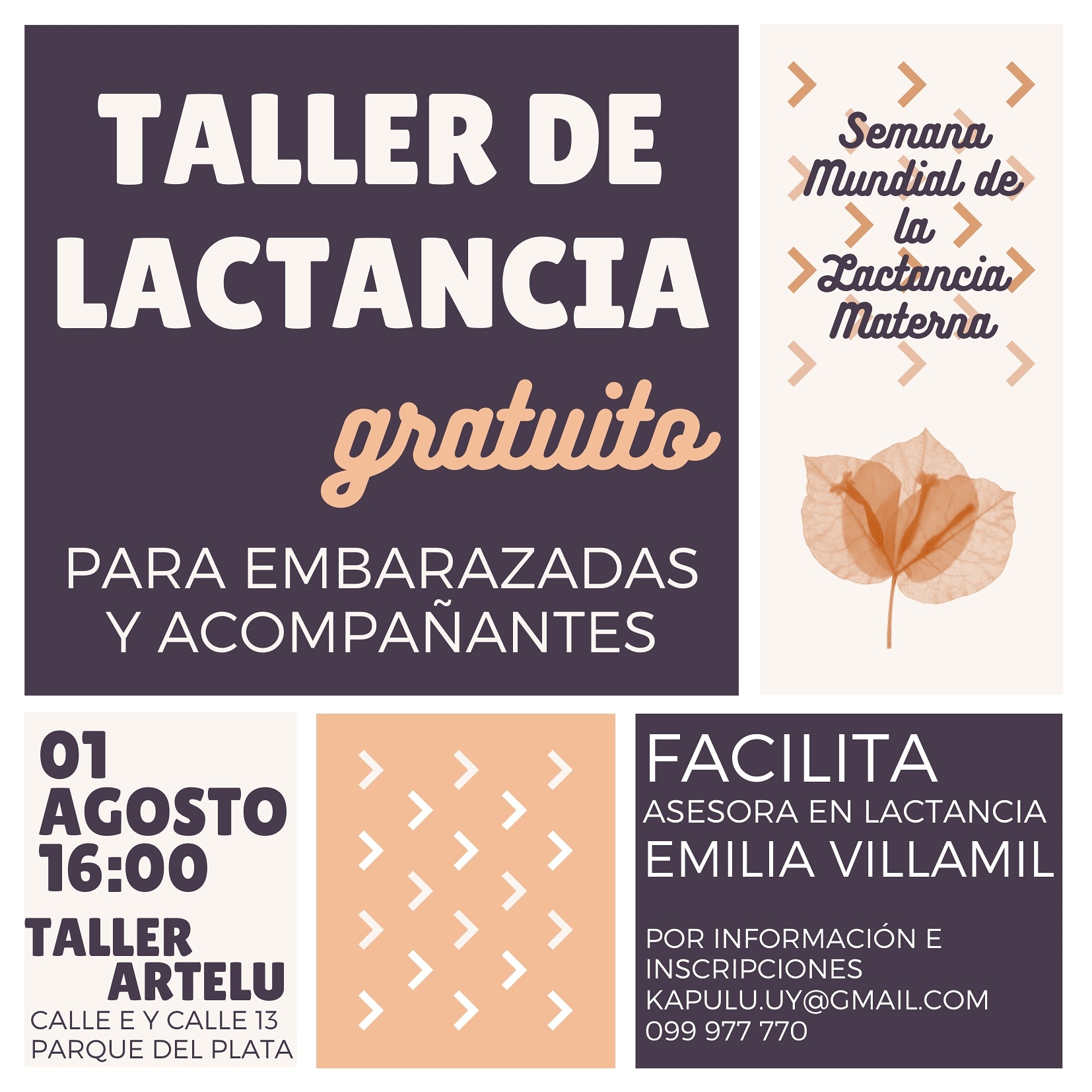 Afiche informativo.